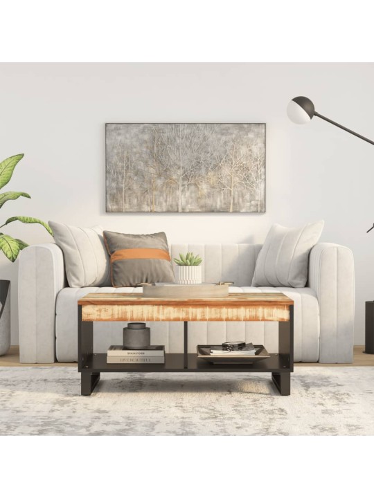 Konferenční stolek 90 x 50 x 40 cm masivní recyklované dřevo