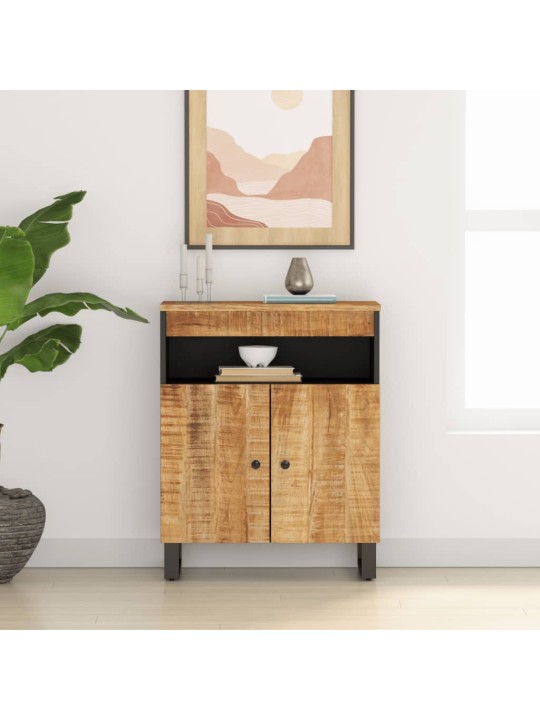 Příborník se 2 dvířky 60x33x75 cm masivní mangovníkové dřevo