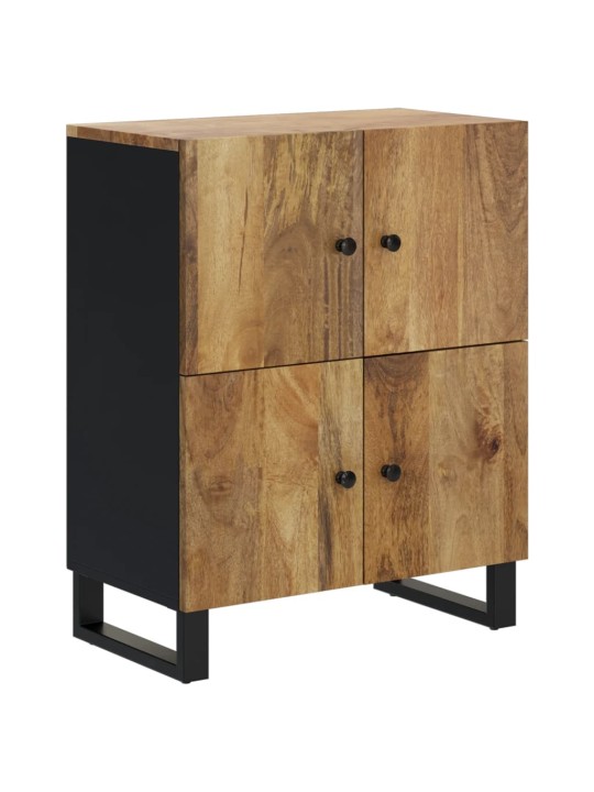 Příborník se 4 dvířky 60x33x75 cm masivní mangovníkové dřevo