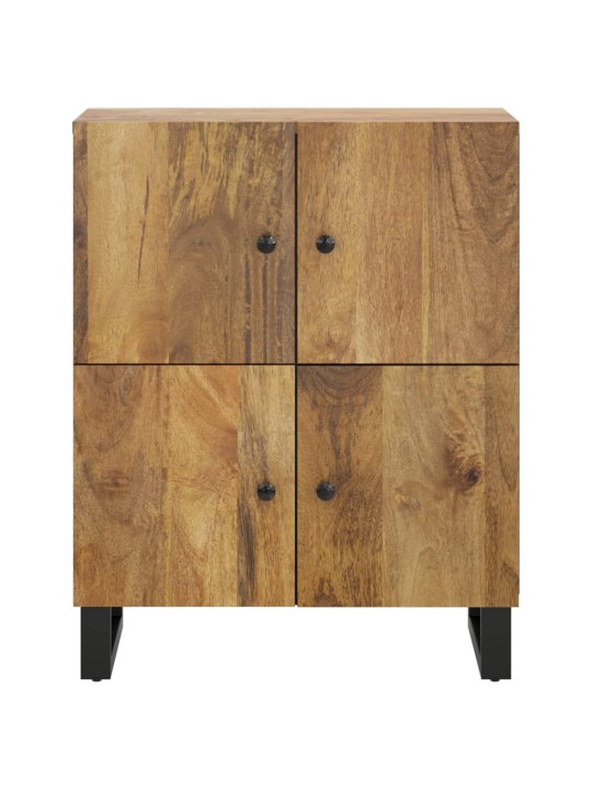 Příborník se 4 dvířky 60x33x75 cm masivní mangovníkové dřevo
