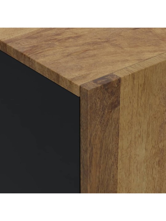 Příborník se 4 dvířky 60x33x75 cm masivní mangovníkové dřevo