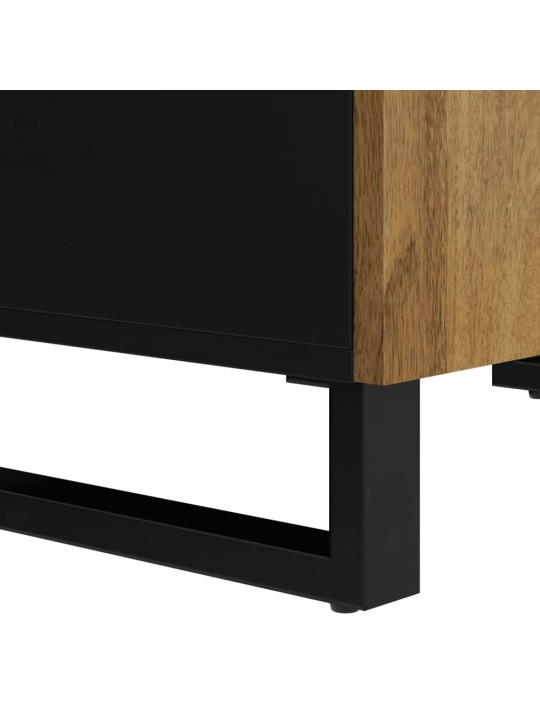 Příborník se 4 dvířky 60x33x75 cm masivní mangovníkové dřevo