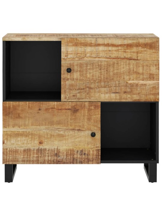 Příborník se 2 dvířky 80x33x75 cm masivní mangovníkové dřevo