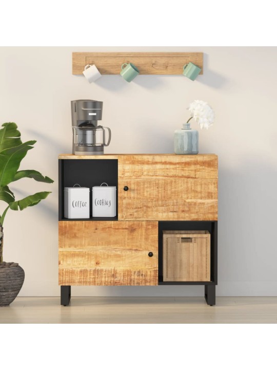Příborník se 2 dvířky 80x33x75 cm masivní mangovníkové dřevo