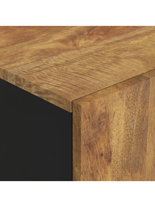 Komoda se zásuvkou 60 x 33 x 100 cm masivní mangovník a železo