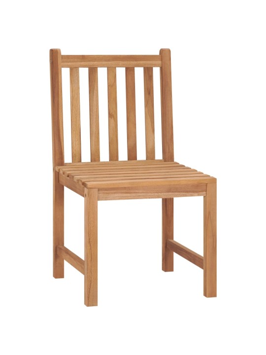 4dílný zahradní jídelní set masivní teakové dřevo