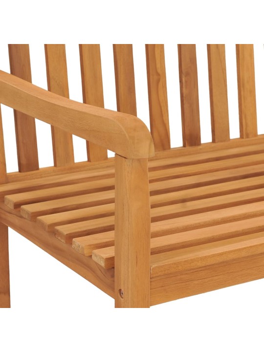 4dílný zahradní jídelní set masivní teakové dřevo