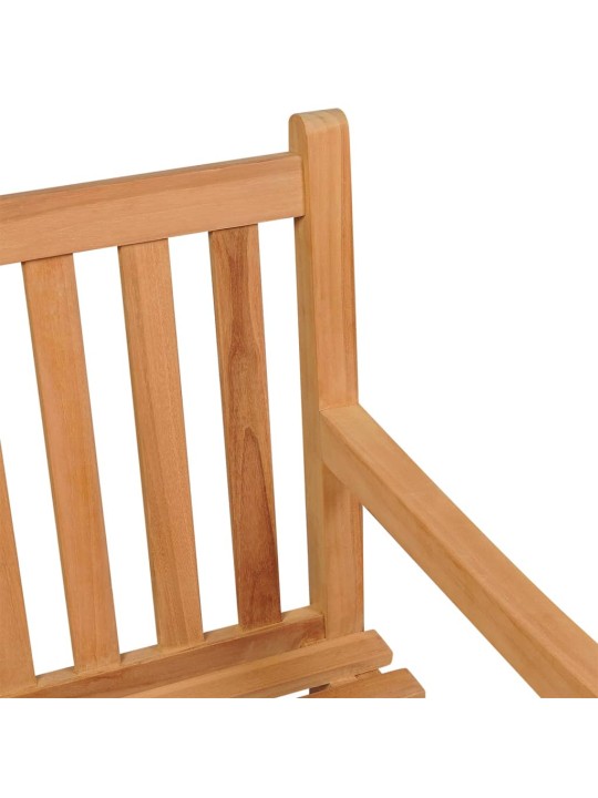 4dílný zahradní jídelní set masivní teakové dřevo