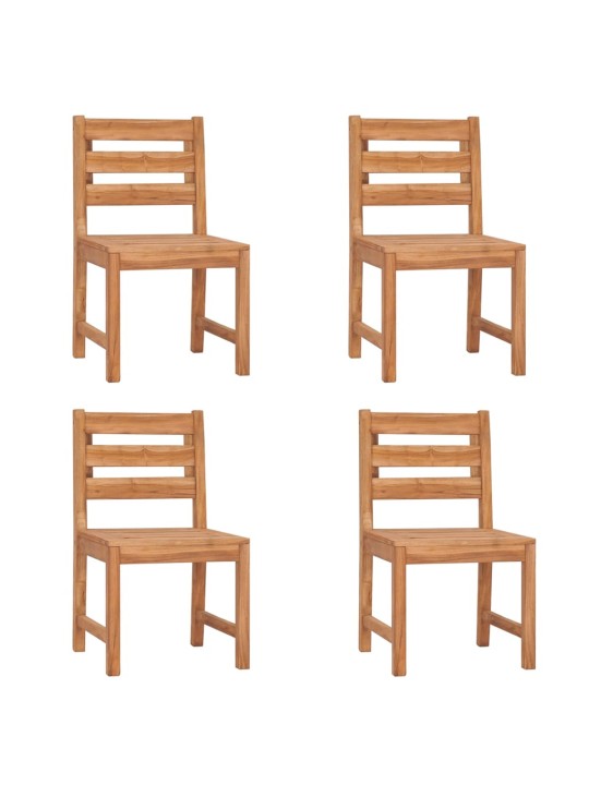 5dílný zahradní jídelní set masivní teakové dřevo