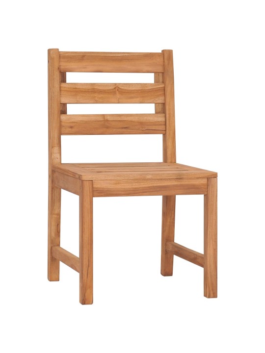 3dílný zahradní jídelní set masivní teakové dřevo