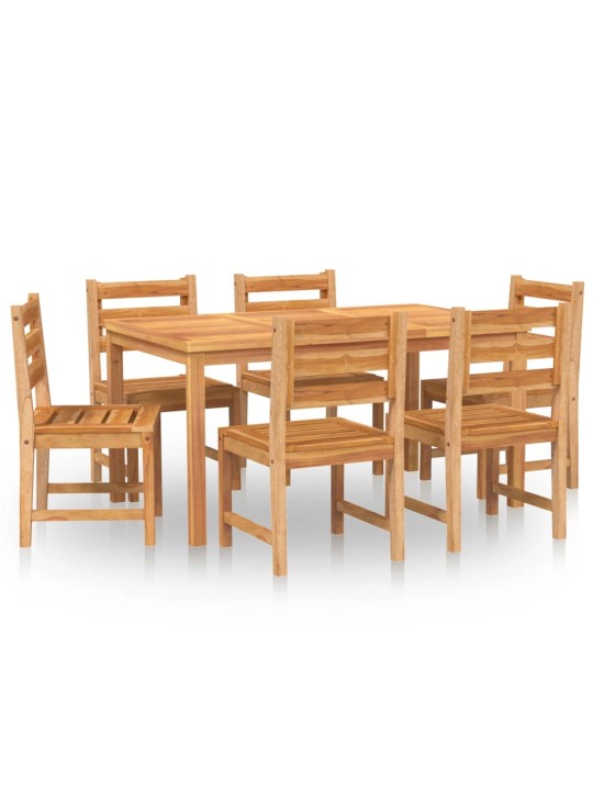 7dílný zahradní jídelní set masivní teakové dřevo