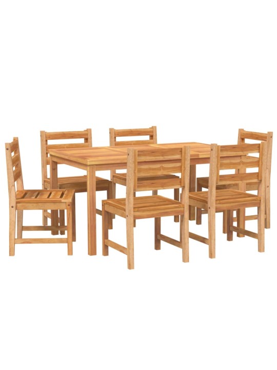 7dílný zahradní jídelní set masivní teakové dřevo