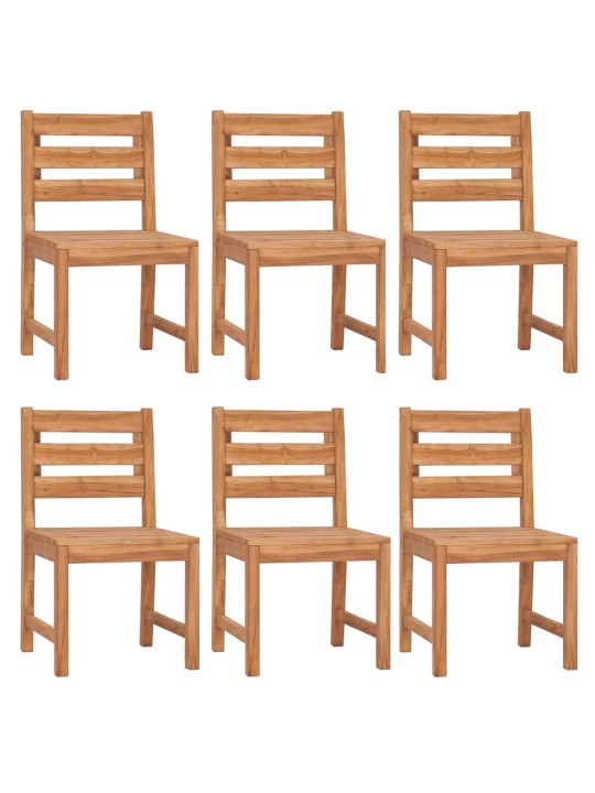 7dílný zahradní jídelní set masivní teakové dřevo