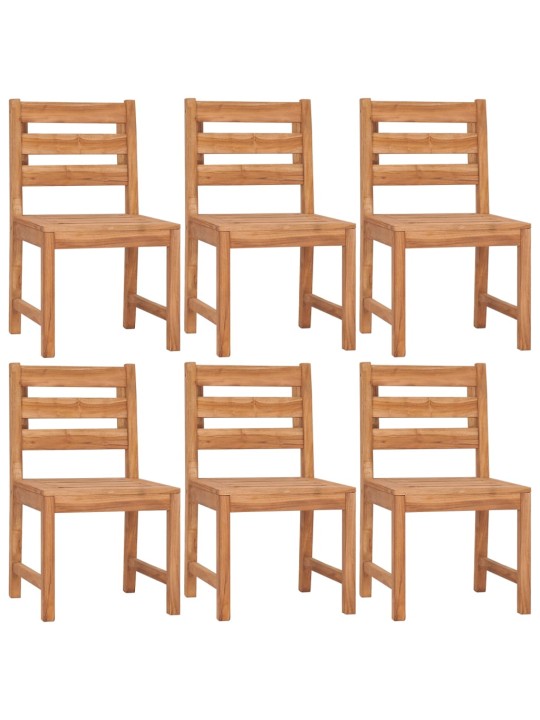 7dílný zahradní jídelní set masivní teakové dřevo