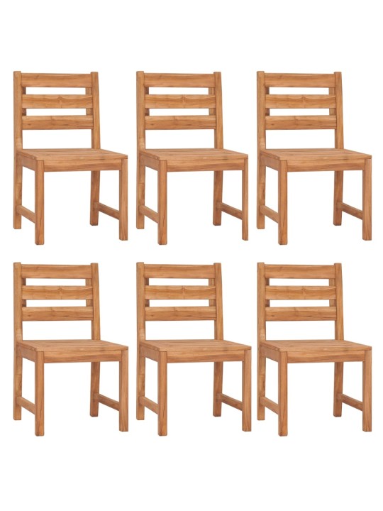 7dílný zahradní jídelní set masivní teakové dřevo