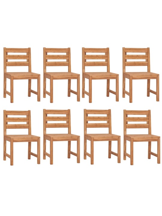 9dílný zahradní jídelní set masivní teakové dřevo