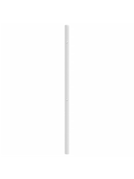 Kovové čelo postele bílé 75 cm