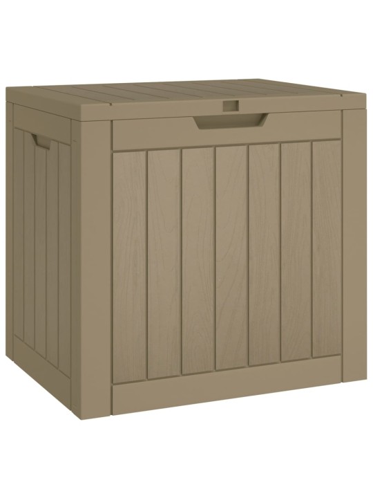 Zahradní úložný box šedý 55,5 x 43 x 53 cm polypropylen