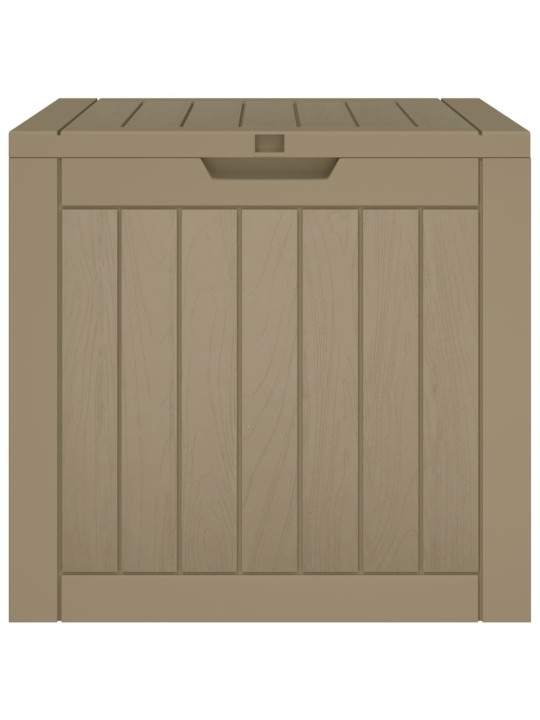 Zahradní úložný box šedý 55,5 x 43 x 53 cm polypropylen