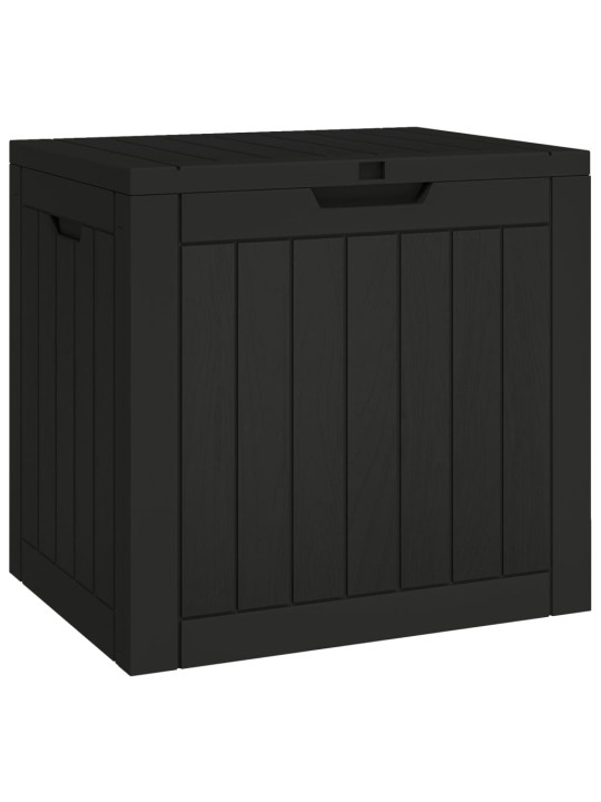 Zahradní úložný box černý 55,5 x 43 x 53 cm polypropylen