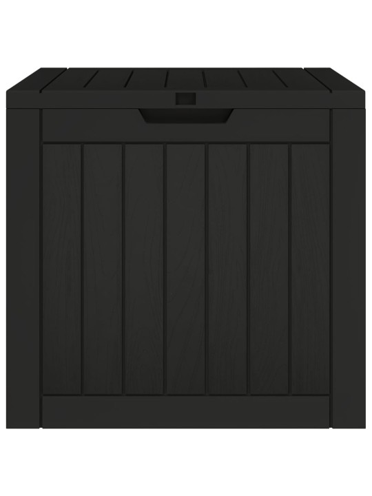 Zahradní úložný box černý 55,5 x 43 x 53 cm polypropylen