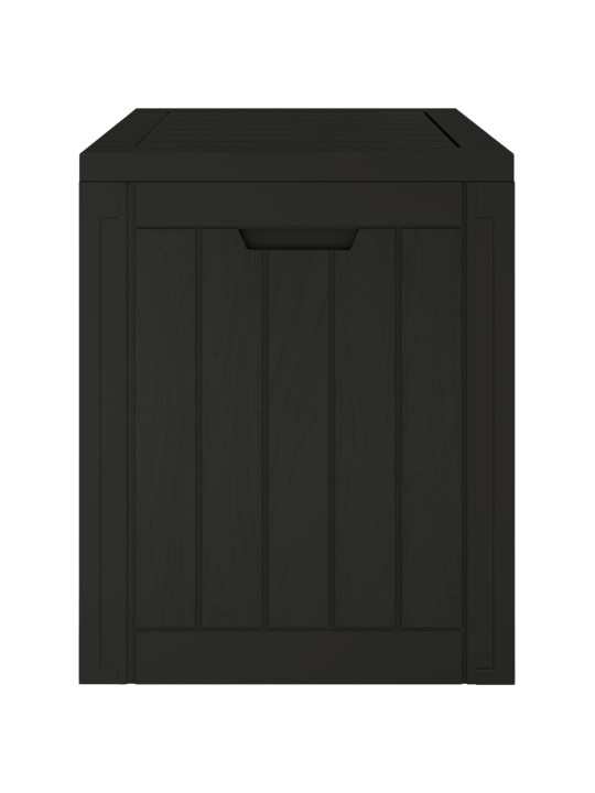 Zahradní úložný box černý 55,5 x 43 x 53 cm polypropylen
