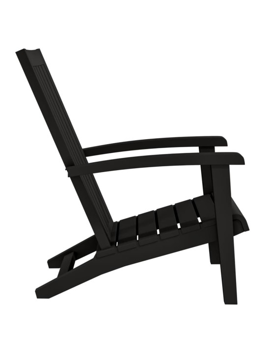 Zahradní židle Adirondack 2 ks černé polypropylen