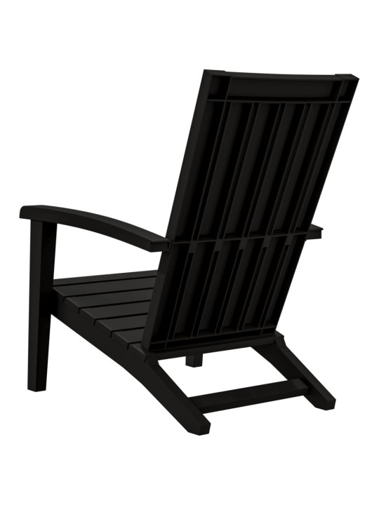 Zahradní židle Adirondack 2 ks černé polypropylen