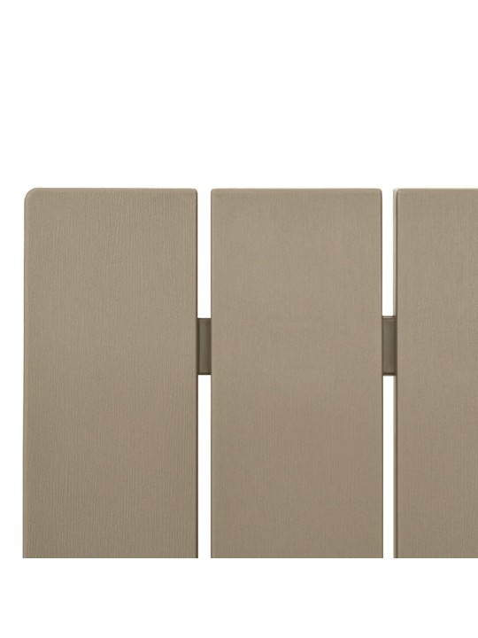 Zahradní židle Adirondack světle hnědá 75 x 88,5 x 89,5 cm PP