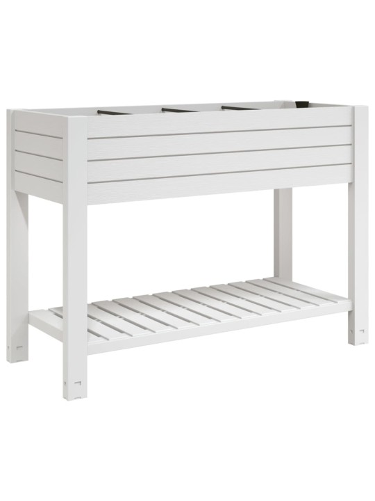 Zahradní vyvýšený záhon bílý 110 x 45 x 79 cm polypropylen