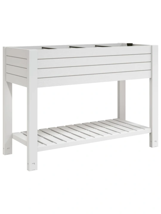 Zahradní vyvýšený záhon bílý 110 x 45 x 79 cm polypropylen