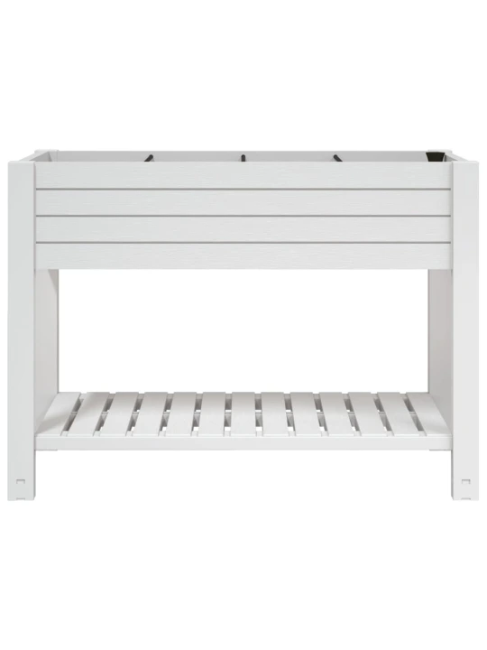 Zahradní vyvýšený záhon bílý 110 x 45 x 79 cm polypropylen