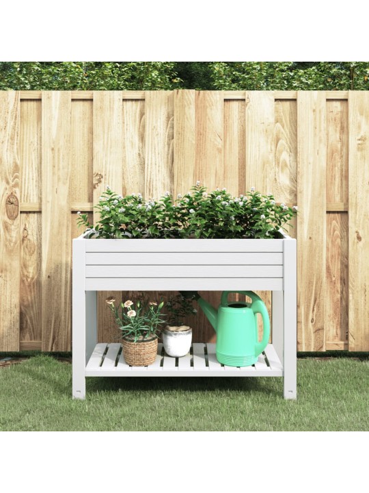 Zahradní vyvýšený záhon bílý 110 x 45 x 79 cm polypropylen