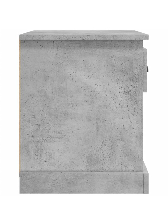 Noční stolky 2 ks betonově šedé 39x39x47,5 cm kompozitní dřevo