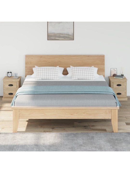 Noční stolky 2 ks dub sonoma 39 x 39 x 47,5 cm kompozitní dřevo