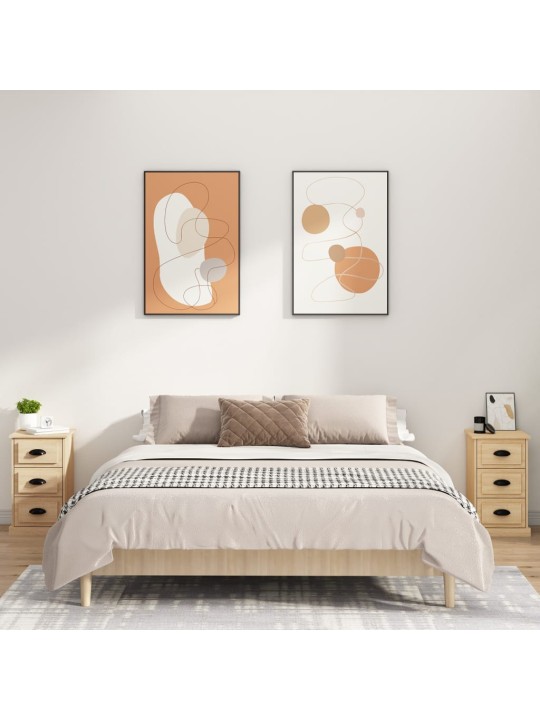 Noční stolek dub sonoma 39 x 39 x 67 cm kompozitní dřevo