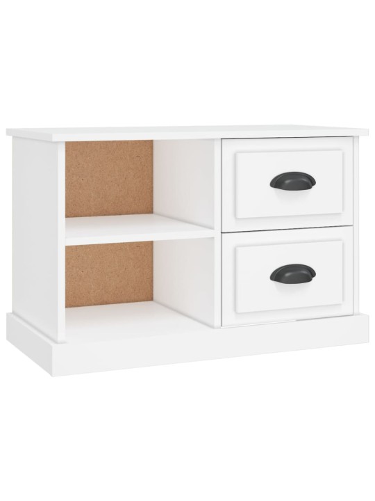 TV skříňka bílá 73 x 35,5 x 47,5 cm kompozitní dřevo