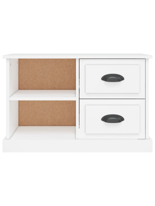TV skříňka bílá 73 x 35,5 x 47,5 cm kompozitní dřevo