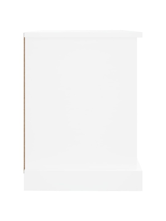 TV skříňka bílá 73 x 35,5 x 47,5 cm kompozitní dřevo