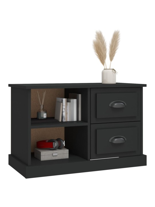 TV skříňka černá 73 x 35,5 x 47,5 cm kompozitní dřevo