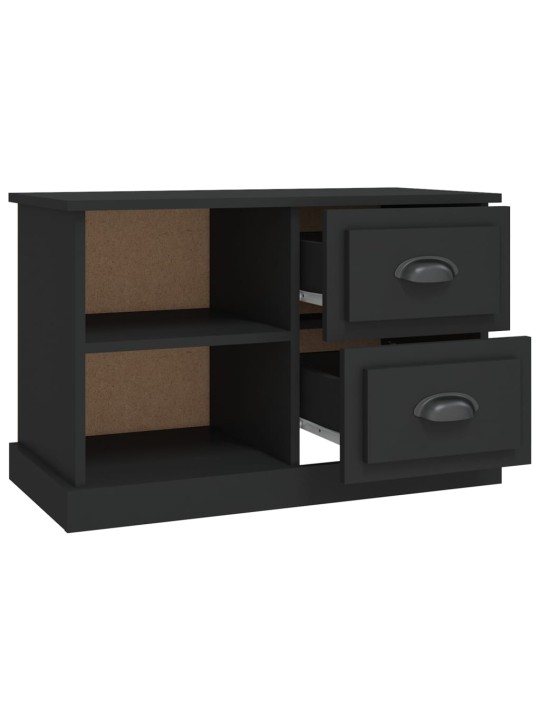TV skříňka černá 73 x 35,5 x 47,5 cm kompozitní dřevo