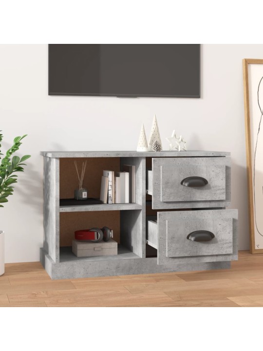 TV skříňka betonově šedá 73 x 35,5 x 47,5 cm kompozitní dřevo