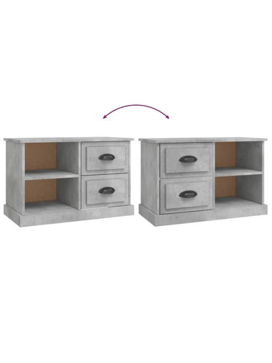 TV skříňka betonově šedá 73 x 35,5 x 47,5 cm kompozitní dřevo