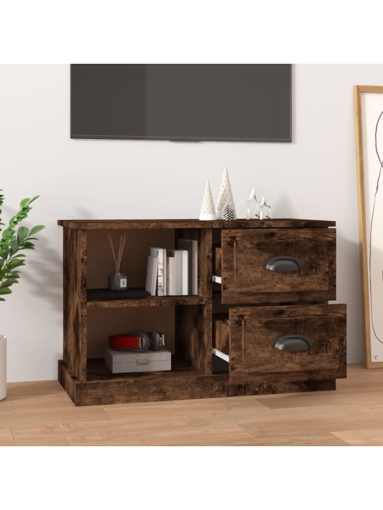 TV skříňka kouřový dub 73 x 35,5 x 47,5 cm kompozitní dřevo