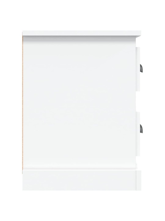 TV skříňka bílá 102 x 35,5 x 47,5 cm kompozitní dřevo