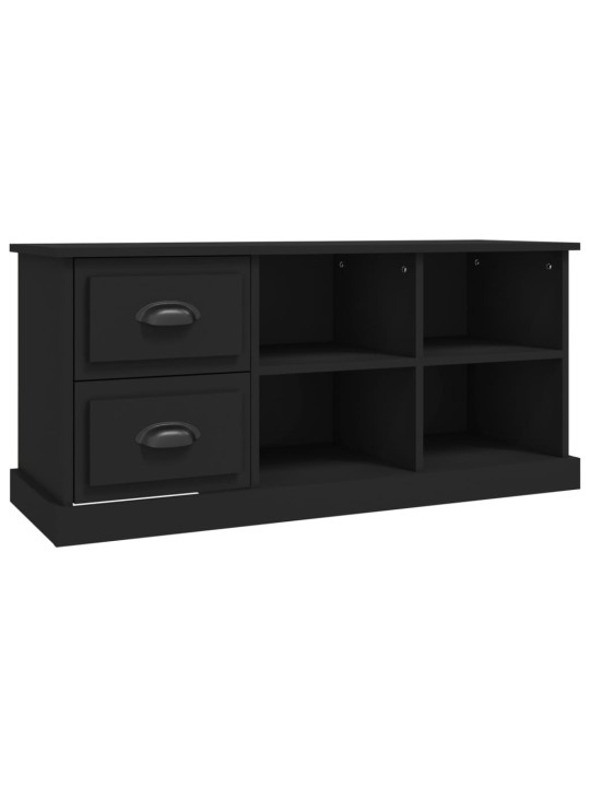 TV skříňka černá 102 x 35,5 x 47,5 cm kompozitní dřevo