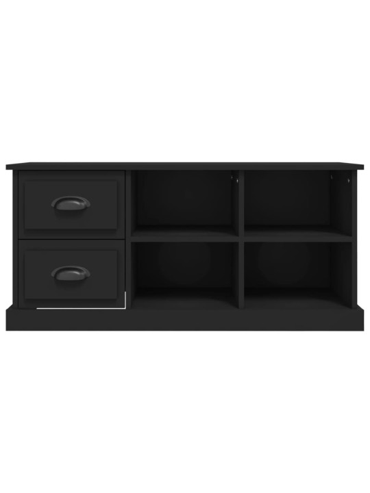 TV skříňka černá 102 x 35,5 x 47,5 cm kompozitní dřevo