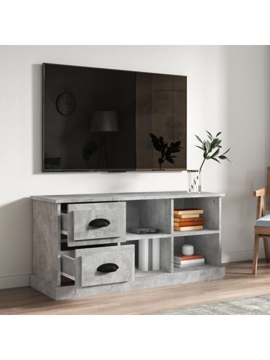 TV skříňka betonově šedá 102 x 35,5 x 47,5 cm kompozitní dřevo