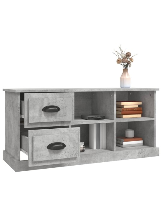 TV skříňka betonově šedá 102 x 35,5 x 47,5 cm kompozitní dřevo