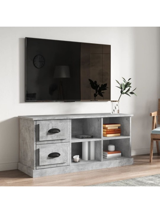 TV skříňka betonově šedá 102 x 35,5 x 47,5 cm kompozitní dřevo